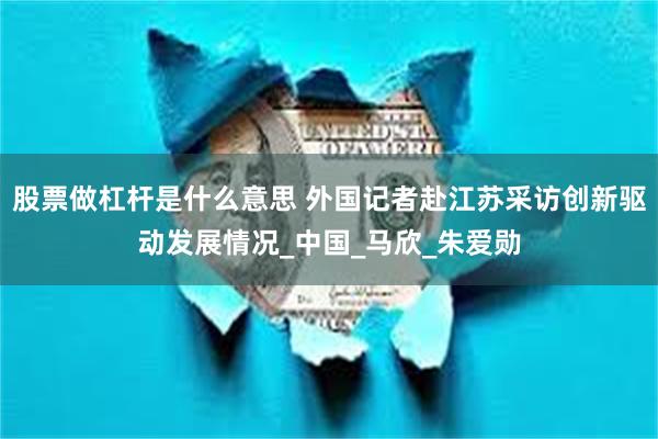 股票做杠杆是什么意思 外国记者赴江苏采访创新驱动发展情况_中国_马欣_朱爱勋